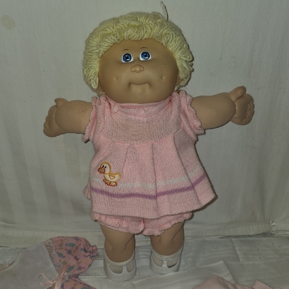 HM9 KT Factory Cabbage Patch Doll in Original CPK Duck Dress Outfit - Picture 9 of 9